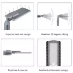 Farola LED 40W HALLEY BRIDGELUX Chip 140lm/W - Imagen 7