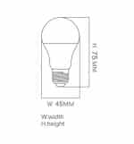 Bombilla LED 6W E27 G45 - OSRAM CHIP - Imagen 6