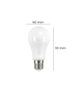 Bombilla LED 9W E27 A60 - OSRAM CHIP - 3 A&ntilde;os De Garant&iacute;a