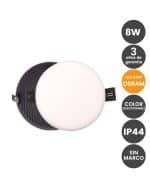 downlight led 8w sin marco eficiente
