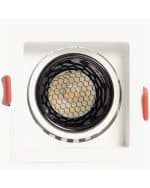 Empotrable LED Potencia Y Color Seleccionable 5W - 8W -12W Cuadrado Blanco Chip Bridgelux UGR11 CRI +92 - Imagen 3