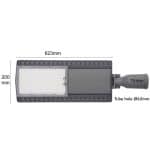 Farola LED 100W HALLEY BRIDGELUX Chip 140lm/W - Imagen 3