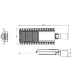 Farola LED 100W HALLEY BRIDGELUX Chip 140lm/W - Imagen 4