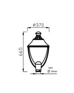 Farola LED 40W Philips Lumileds SMD 3030 165Lm/W- 5 A&ntilde;os De Garant&iacute;a