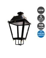 Farola Villa Aluminio LED 40W LUMILEDS- 5 A&ntilde;os De Garant&iacute;a