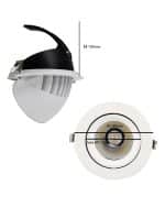 Foco Empotrable Orientable LED 25W 24&ordm; 3000K-4000K-6000K- 3 A&ntilde;os De Garant&iacute;a - Imagen 4