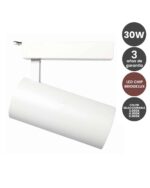 Foco LED 30W Blanco Carril Monof&aacute;sico - Color Seleccionable - CRI +90 - 3 A&ntilde;os De Garantia - Imagen 6