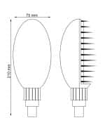 Lampara LED 36W BRIDGELUX E27 Alta Resistencia