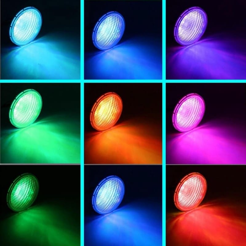 Lámpara RGB LED 45W PAR56 para piscinas - G53 - Ledeco Iluminación Led