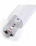 Perfil De Aluminio Dise&ntilde;o Tubo - 2 Metros - Imagen 4