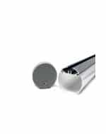 Perfil De Aluminio Dise&ntilde;o Tubo - 2 Metros - Imagen 7