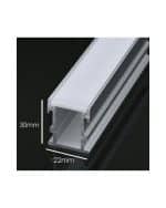 Perfil De Aluminio Modelo SUELO - 2 Metros - Imagen 4