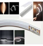 Perfil Flexible Aluminio U 2 Metros - Imagen 8