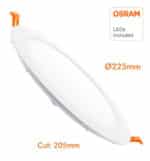 Placa Downlight LED Circular 20W - OSRAM CHIP - 3 A&ntilde;os De Garant&iacute;a - Imagen 4
