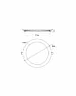 Placa Downlight LED Circular 5W - OSRAM CHIP - 3 A&ntilde;os De Garant&iacute;a - Imagen 3