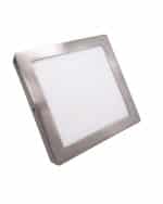 Plaf&oacute;n LED 8W Cuadrado Acero Inoxidable - CCT - OSRAM CHIP 3 A&ntilde;os De Garantia - Imagen 3