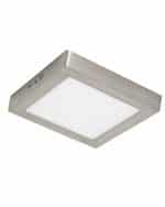 Plaf&oacute;n LED 8W Cuadrado Acero Inoxidable - CCT - OSRAM CHIP 3 A&ntilde;os De Garantia - Imagen 4