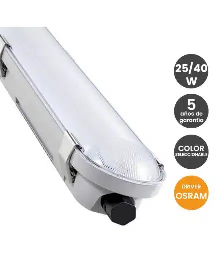 Regleta Plana Led 60W 150cm Philips Lumileds Chip 130 Lm/w- 3 AÑOS DE  GARANTIA