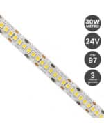 Tira LED 24V 30W/M - 240xLED/M - CRI 97 Alta Luminosidad - Imagen 3