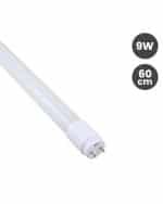 tubo led 9w cristal ahorro
