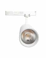 Foco LED Potencia Seleccionable 40W-38W-36W-34W Blanco Carril Monofásico CRI+92 UGR13 160Lm/W