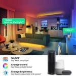 Pack Tira LED 24W 12V SMART WiFi RGB + Control Remoto + CCT - Regulable - SMD5050