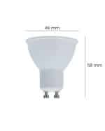 Dicroica LED 6W 60&deg; GU10 - OSRAM CHIP - 3 A&ntilde;os De Garant&iacute;a - Imagen 3