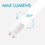 Pack 10 Tubo LED 25W Cristal 150cm 190LM/W ALTA LUMINOSIDAD No FLICK 5 A&ntilde;os De Garant&iacute;a - Imagen 6