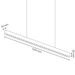 Lámpara Lineal Led Viena 40W (Ugr 17)