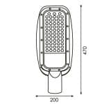 Farola Led Exterior 100W
