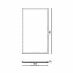 Panel Led Rectangular Epistar 120X60 Cm 80W - Imagen 3