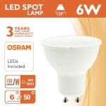 Dicroica LED 6W 110&deg; GU10 - OSRAM - Imagen 5