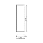 Panel Led Rectangular 120X30 Cm 40W CCT - Imagen 3