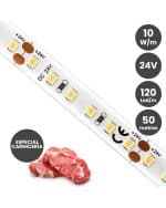 Tira LED Especial Carniceria 24V 10W/M 50 Metros - 3 A&ntilde;os De Garantia
