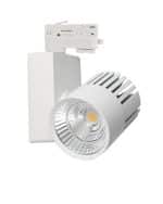 Foco LED 40W Blanco Para Carril TRIFASICO BRIDGELUX Chip 100&ordm; CRI +90- 3 A&ntilde;os De Garant&iacute;a - Imagen 3