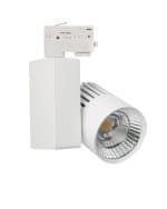 Foco LED 40W Blanco Para Carril TRIFASICO BRIDGELUX Chip 100&ordm; CRI +90- 3 A&ntilde;os De Garant&iacute;a - Imagen 7