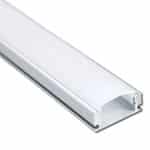 Perfil 2 metros Aluminio - U - para LED - Imagen 5