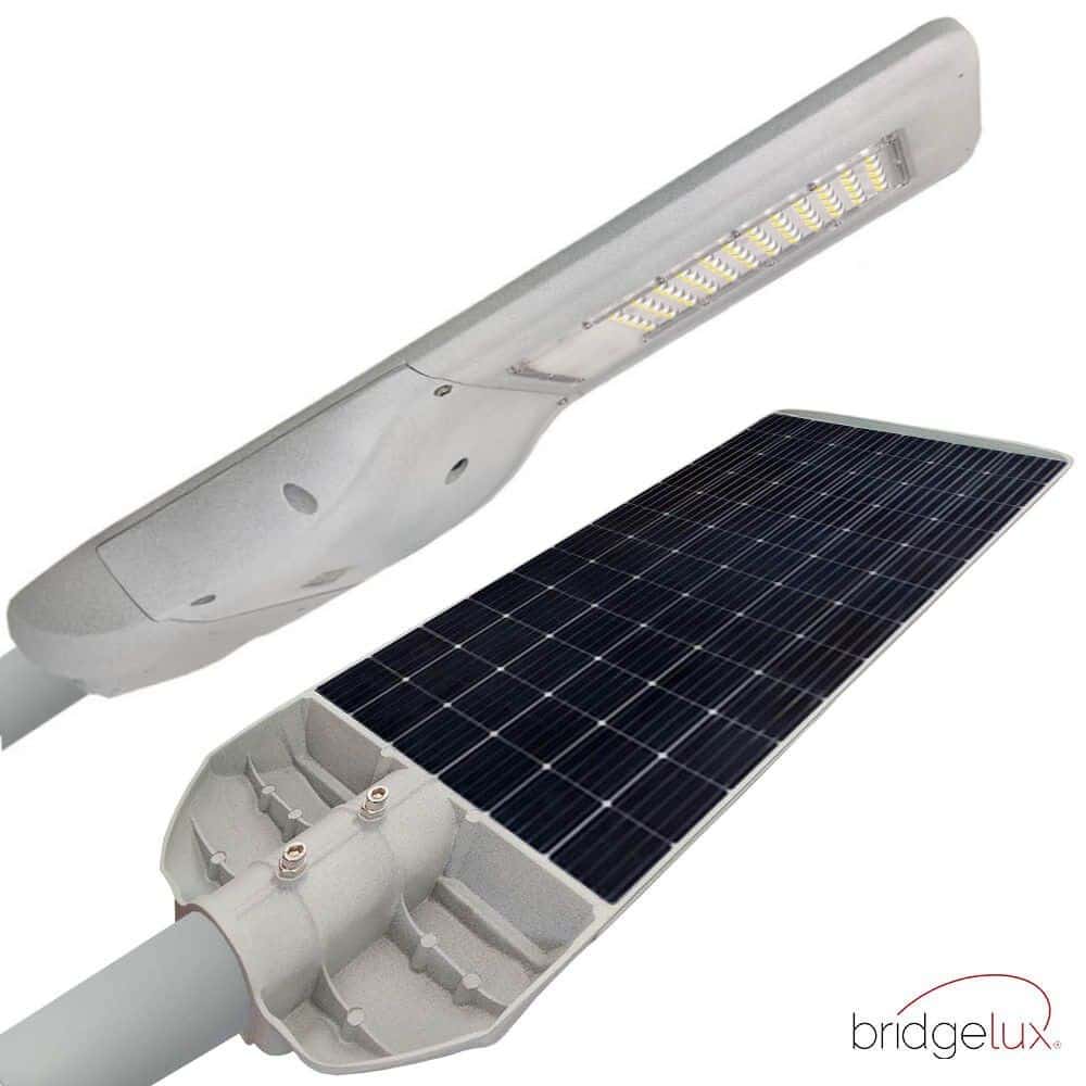 Farola solar 0,5W con pie de aluminio