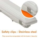 Regleta Estanca LED integrado - 44W-38W-32W-25W - OSRAM Driver - 150cm - Imagen 6