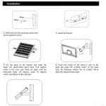 Aplique Foco Solar orientable LED - 5W Chip - Sensor de movimiento - 4000K - Imagen 5