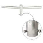 Cruceta de Acero de 2 Brazos - Acero Galvanizado - Imagen 5