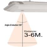 Regleta Estanca LED integrado - SENSOR MOVIMIENTO PIR - 35W-30W-25W-20W - OSRAM Driver - 120cm - Imagen 7