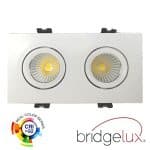 Downlight LED 30W - Direccionable - Doble - CRI+92 - UGR13