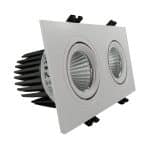 downlight led direccionable doble