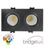 Downlight LED 30W - Direccionable - Doble - CRI+92 - UGR13
