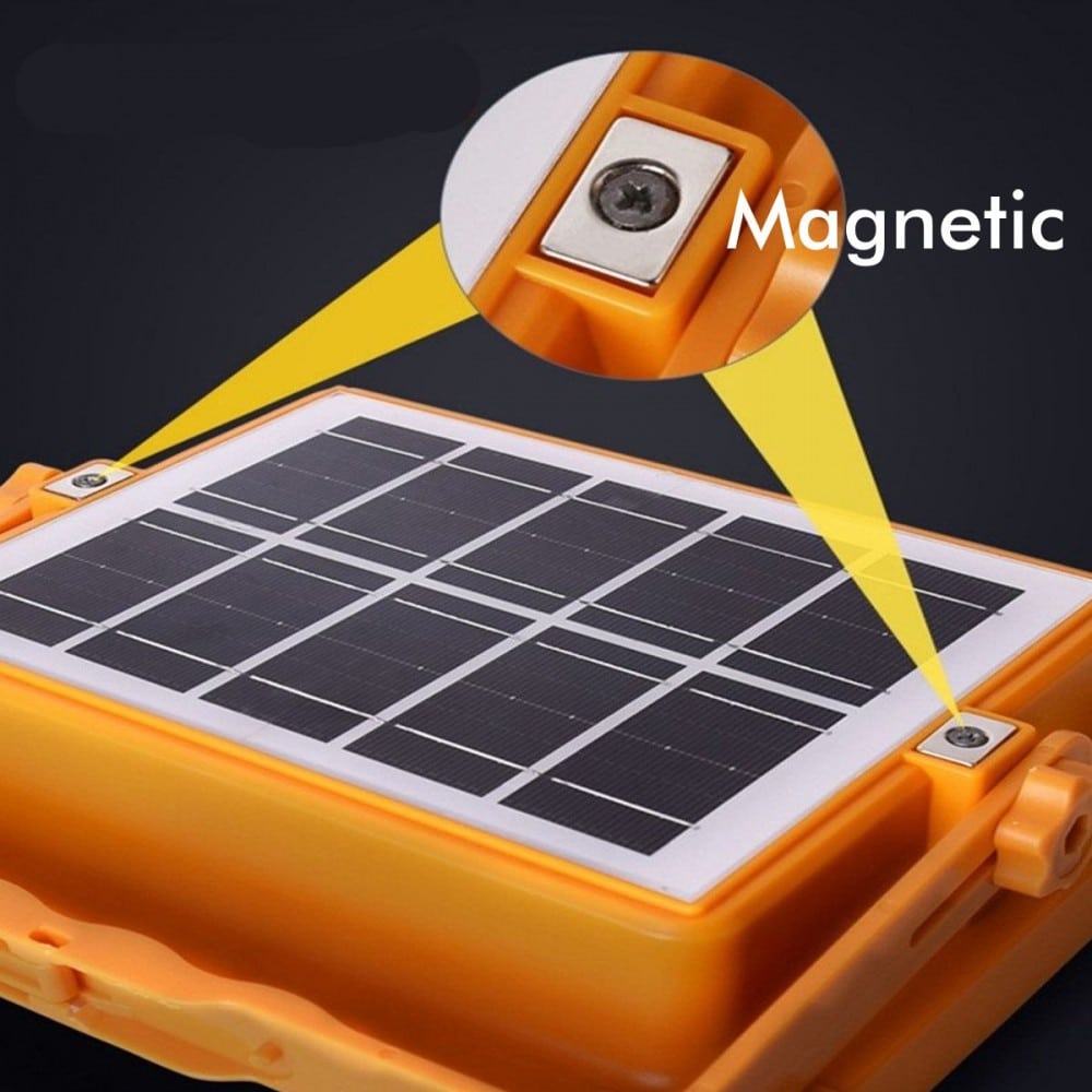 Kit Solar Portatil Panel + 3 Lamparas Led Bateria Carga Usb