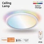 Plaf&oacute;n LED 18W RGB+CCT - Control Remoto - Chip Lumileds - Imagen 3