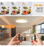 Plaf&oacute;n LED 18W RGB+CCT - Control Remoto - Chip Lumileds - Imagen 9