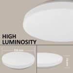 Plafón LED Superficie 24W - 20W - 16W - OSRAM CHIP - CCT