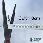 Tira LED 220V FOTOGRAFIA VIDEO | CORTE A MEDIDA | 120 LED/m | 50m | SMD2835 | 1800Lm/W | 14W/M | IP67 | Corte cada 10cm - Imagen 10